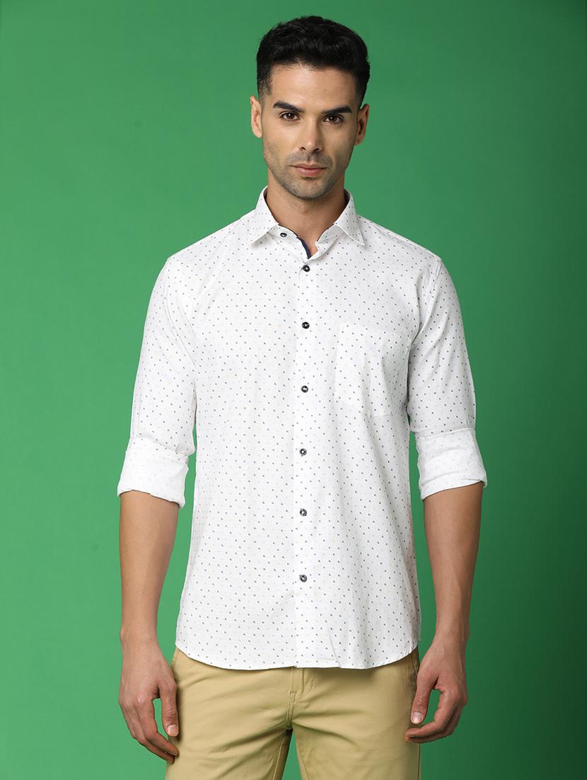 men collared long sleeve casual shirt - 20724731 - Standard Image - 1