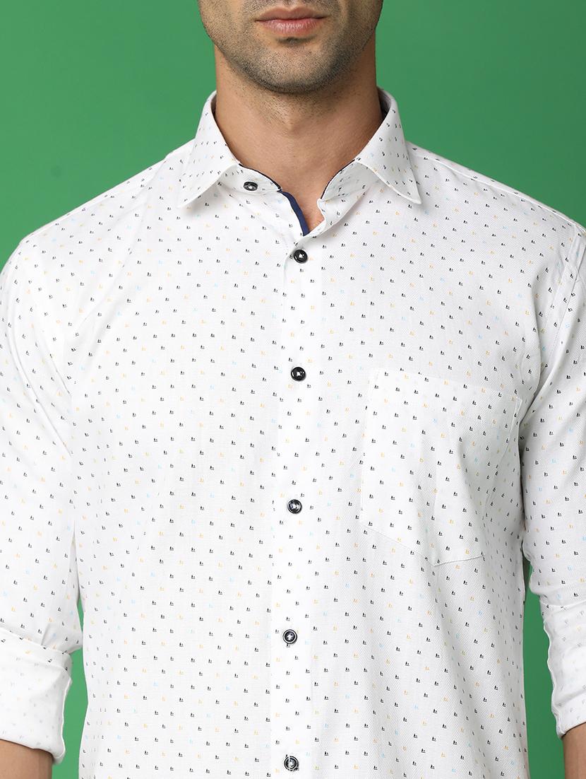 men collared long sleeve casual shirt - 20724731 - Standard Image - 4