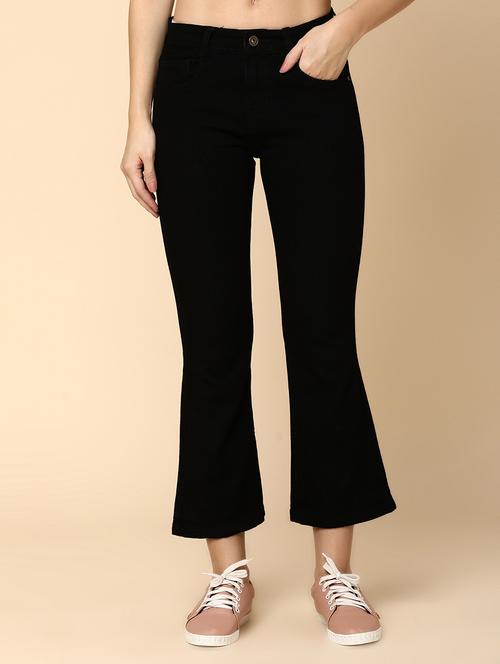 black denim plain jeans - 20725016 -  Standard Image - 0