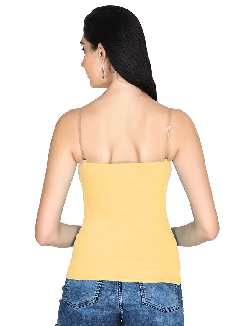 pack of 2 solid transparent straps camisoles - 20726430 - Standard Image - 6