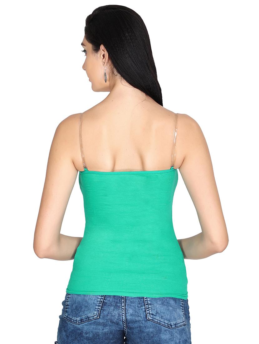 pack of 2 solid transparent straps camisoles - 20726431 - Standard Image - 6