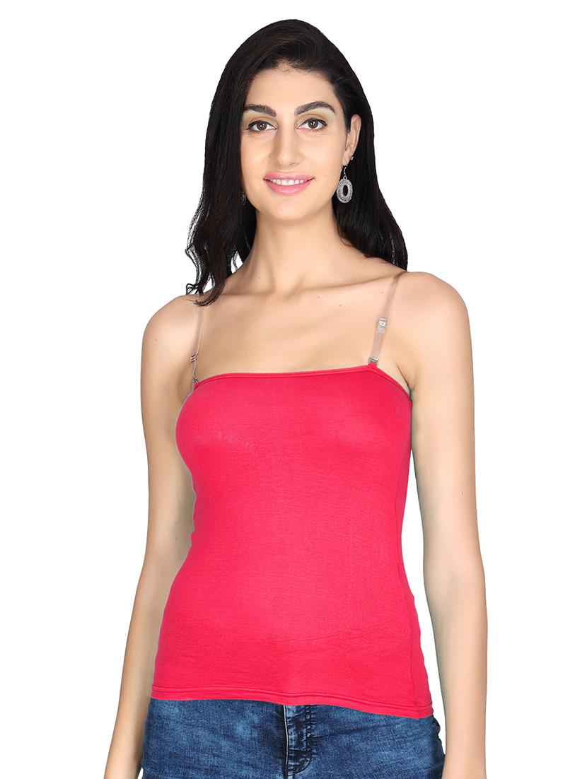 pack of 3 solid transparent straps camisoles - 20726435 - Standard Image - 6