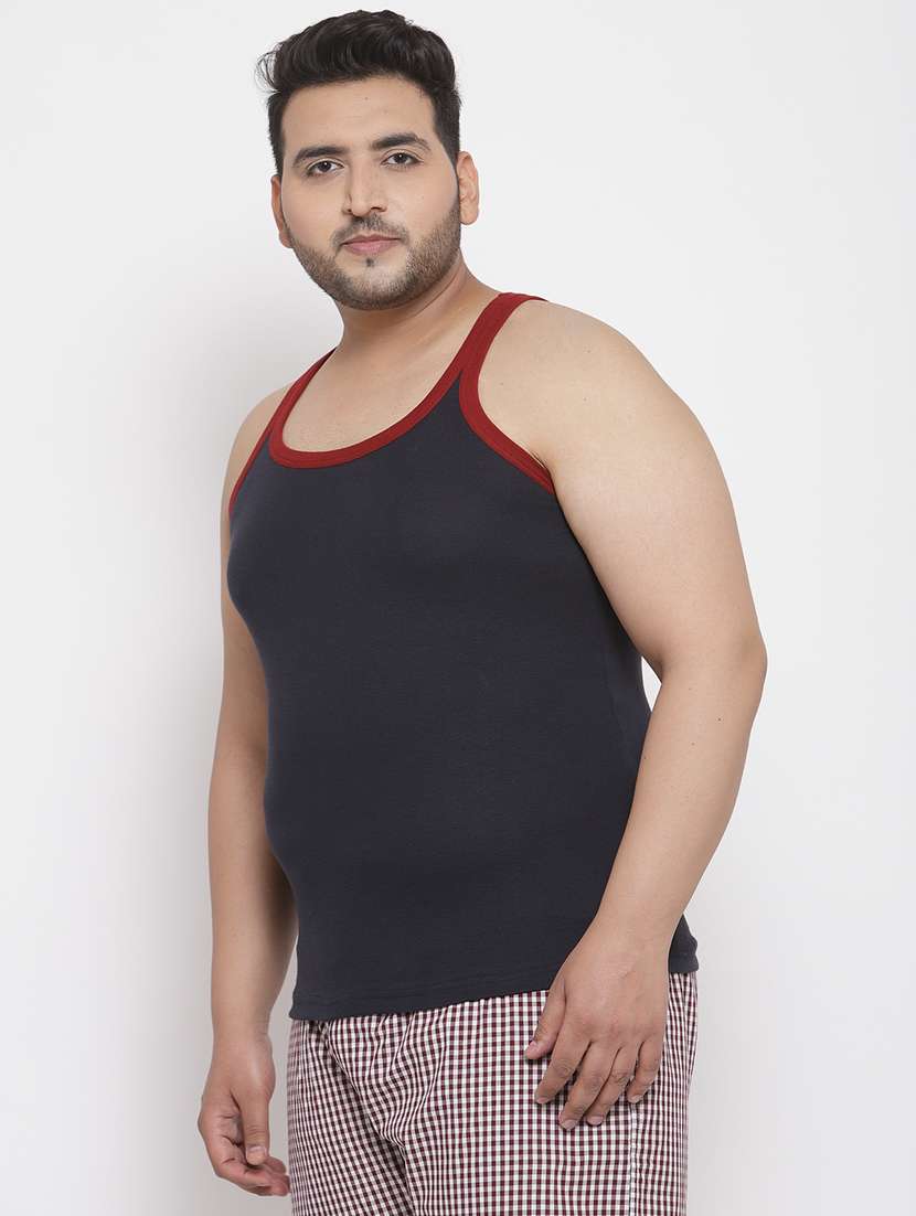 men cotton sleeveless vest - 20727458 - Standard Image - 1