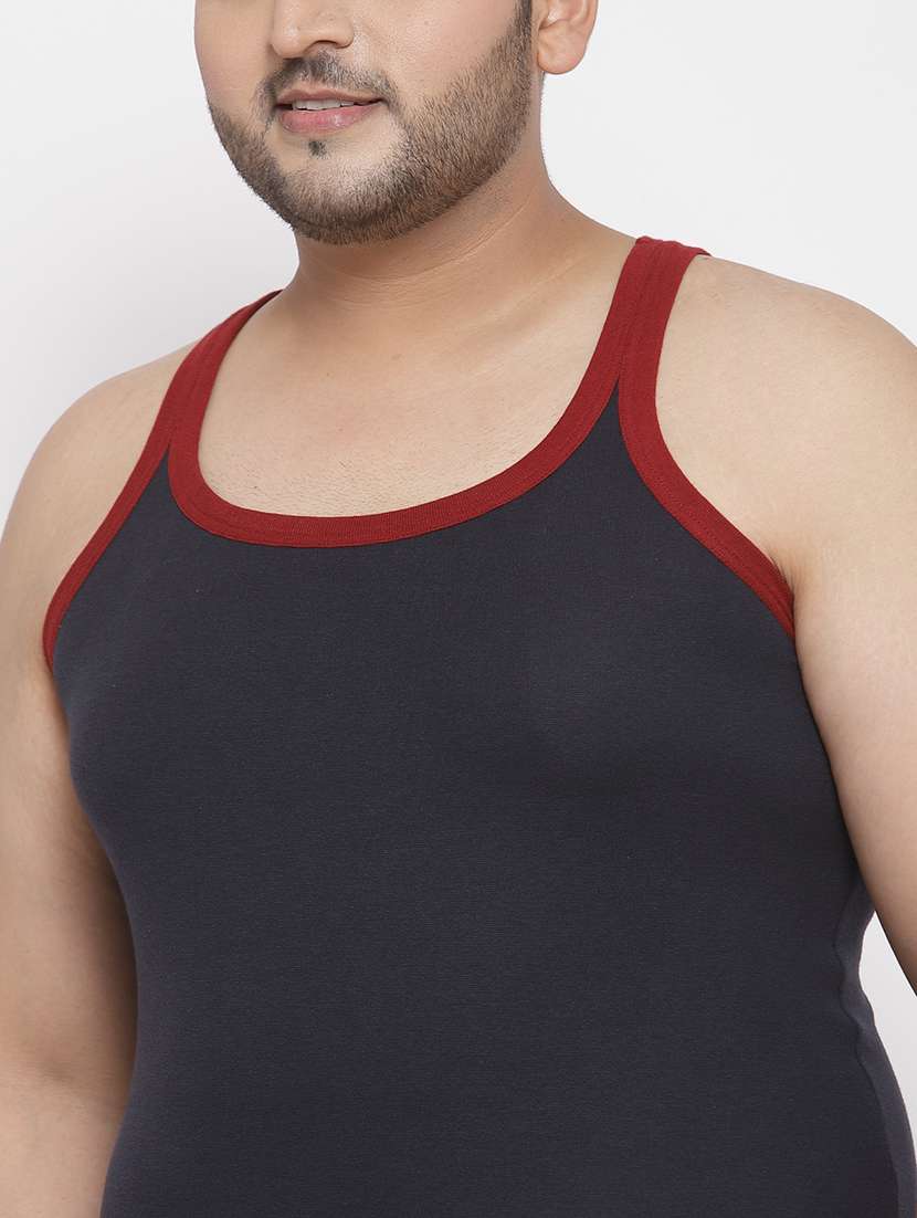 men cotton sleeveless vest - 20727458 - Standard Image - 4