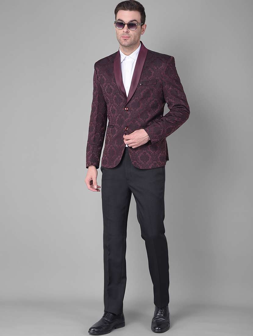 men self design 2-piece suits set