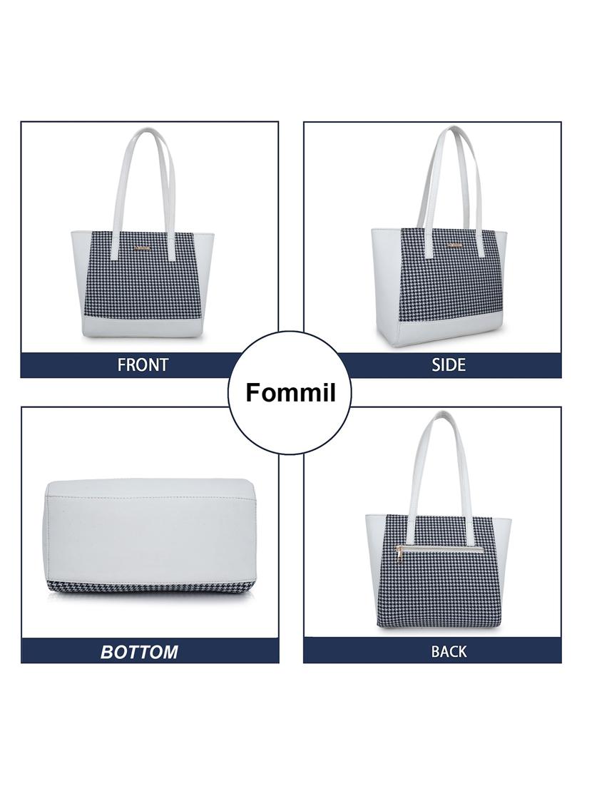 white leatherette (pu) handbag - 20727895 -  Standard Image - 1