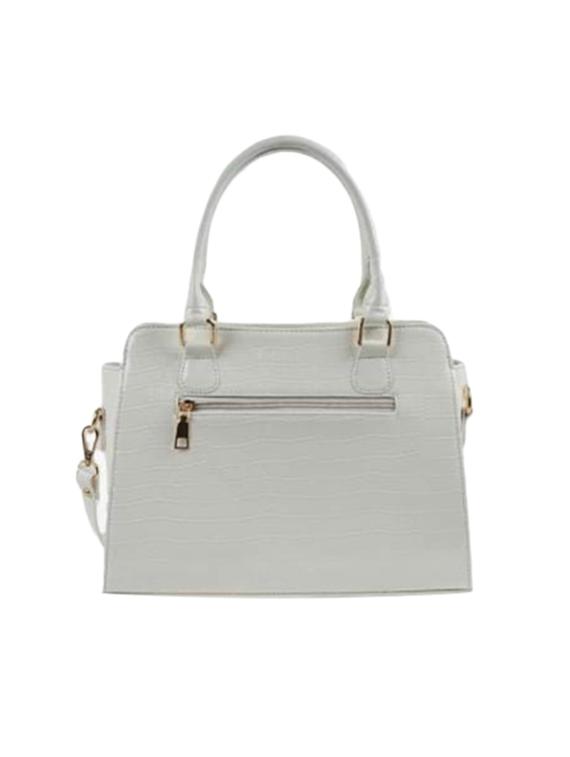 black solids leatherette handbag - 20727912 - Standard Image - 1