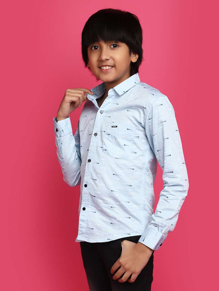 boys long sleeved printed shirt - 20728023 -  Standard Image - 1