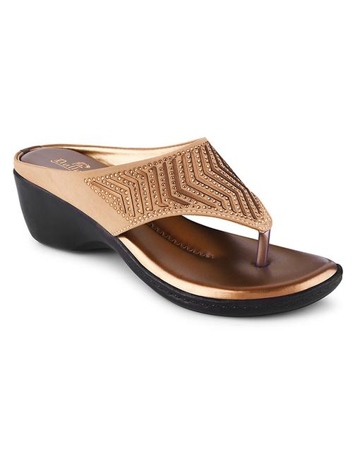 dollphin women's copper t strap sandals - 20728283 -  Standard Image - 0