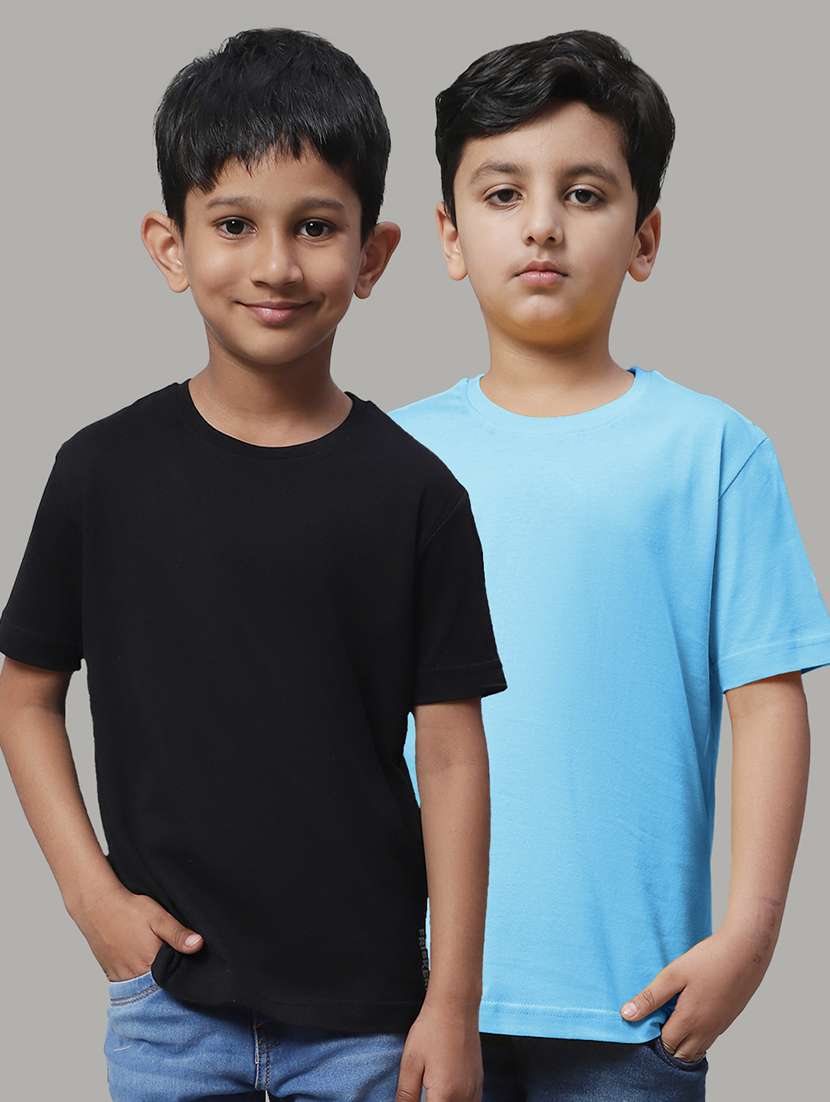 pack of 2 - multi colored cotton t-shirt - 20728599 -  Zoom Image - 0