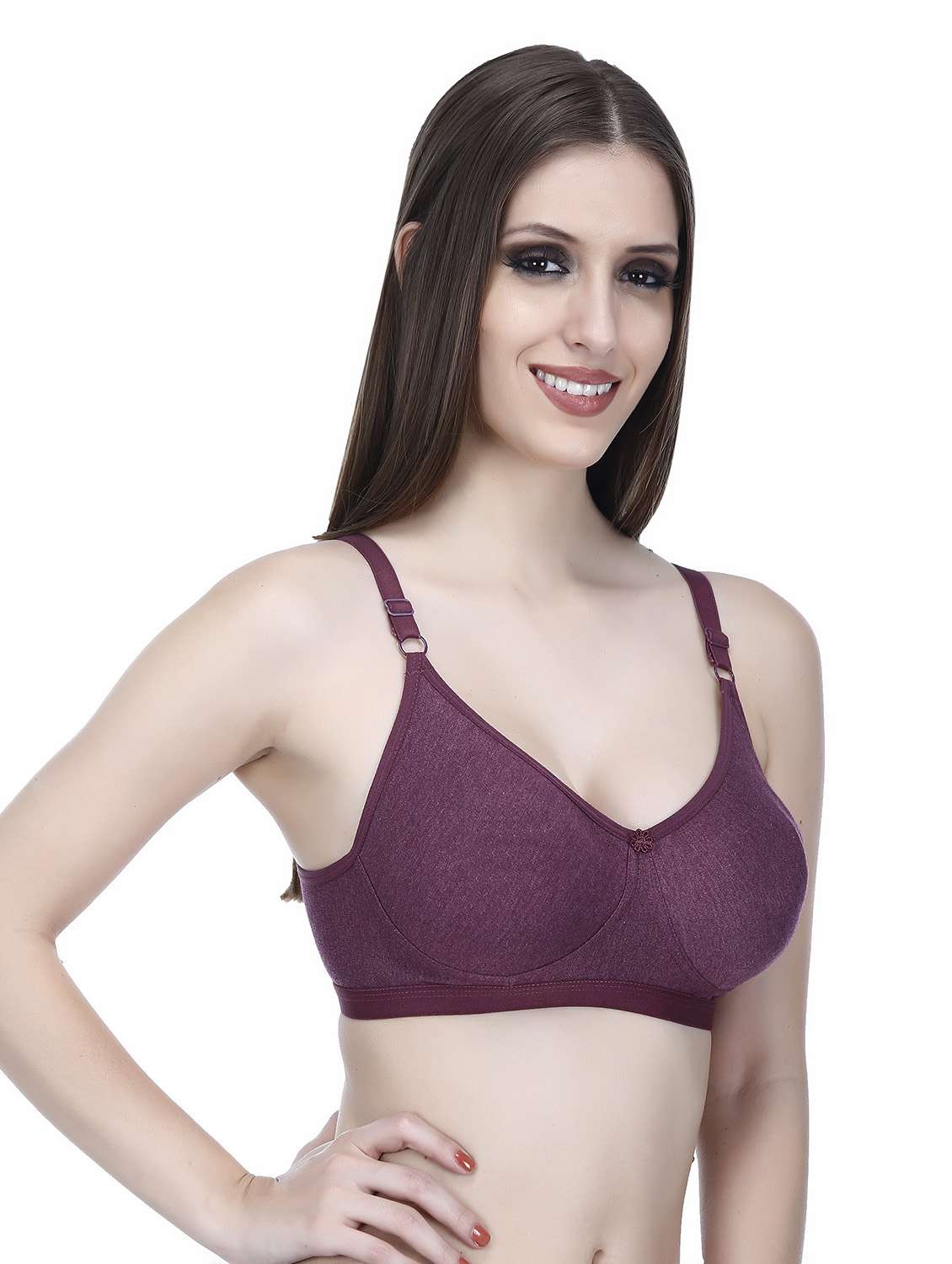 purple hosiery t-shirt bra - 20728912 - Standard Image - 1