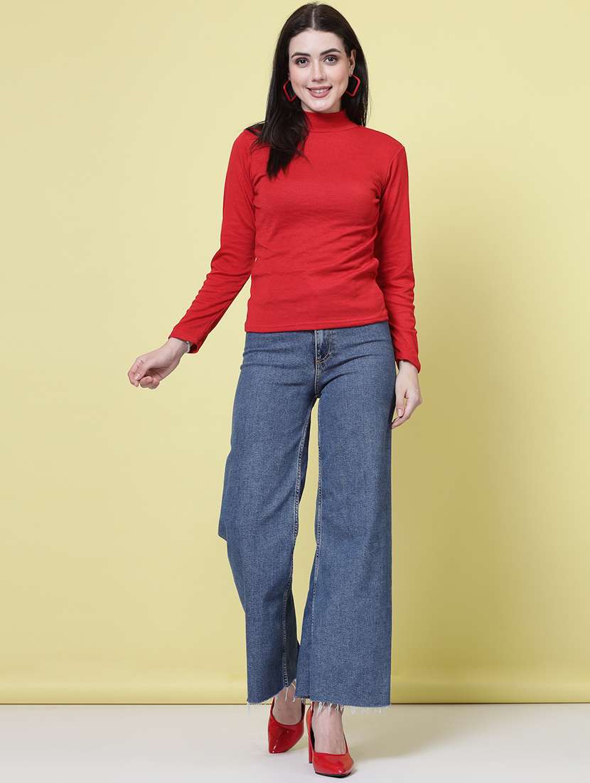 pack of 2 solid multi coloured regular top - 20728958 -  Standard Image - 4