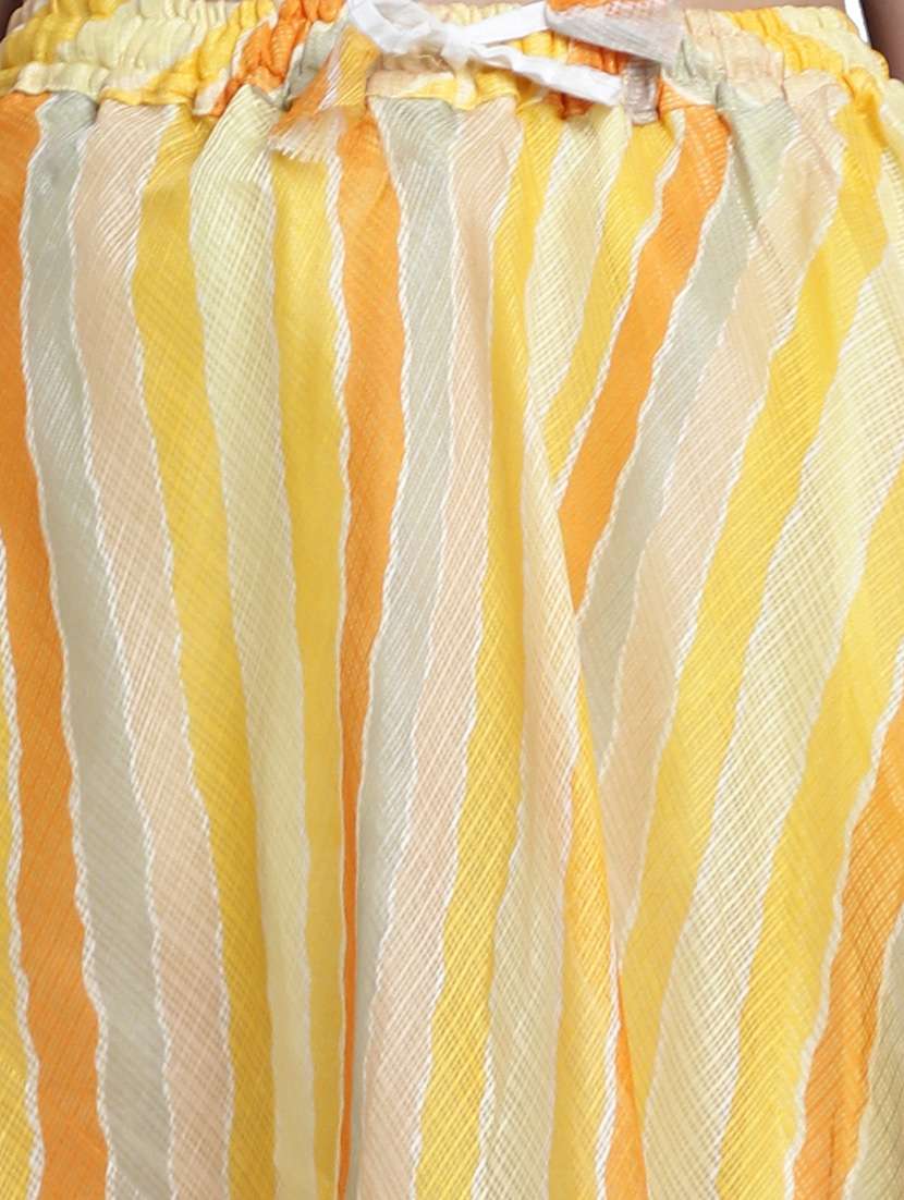 women printed flared maxi skirt - 20730363 - Standard Image - 4