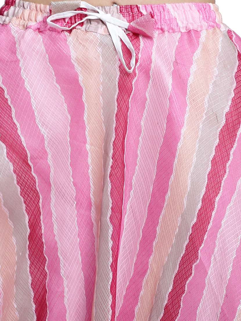 women printed flared maxi skirt - 20730364 - Standard Image - 4