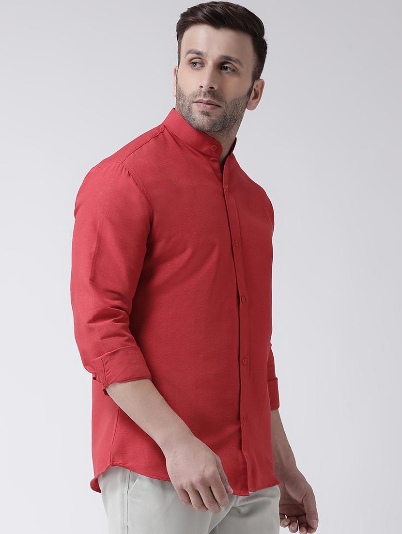 men solid cotton casual shirt - 20730397 - Standard Image - 1