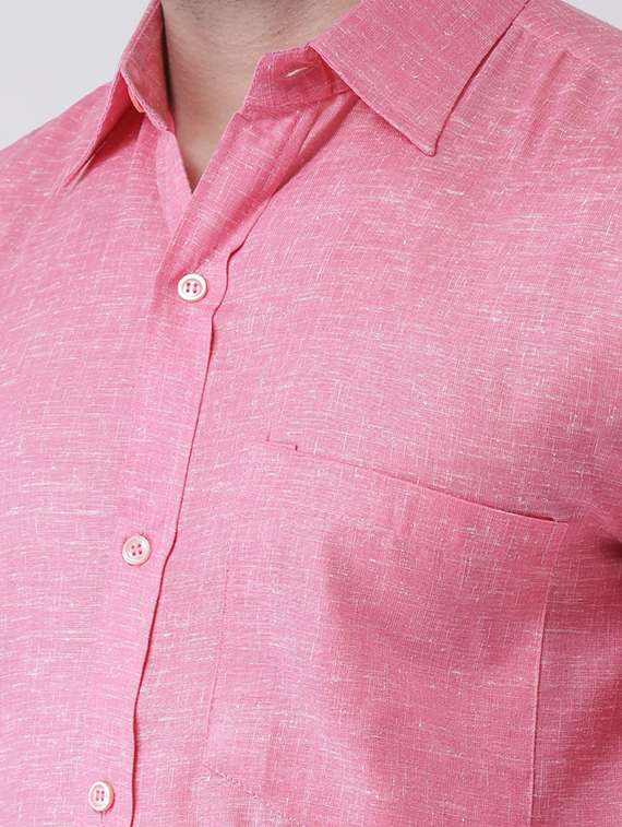 men solid cotton casual shirt - 20733061 - Standard Image - 4