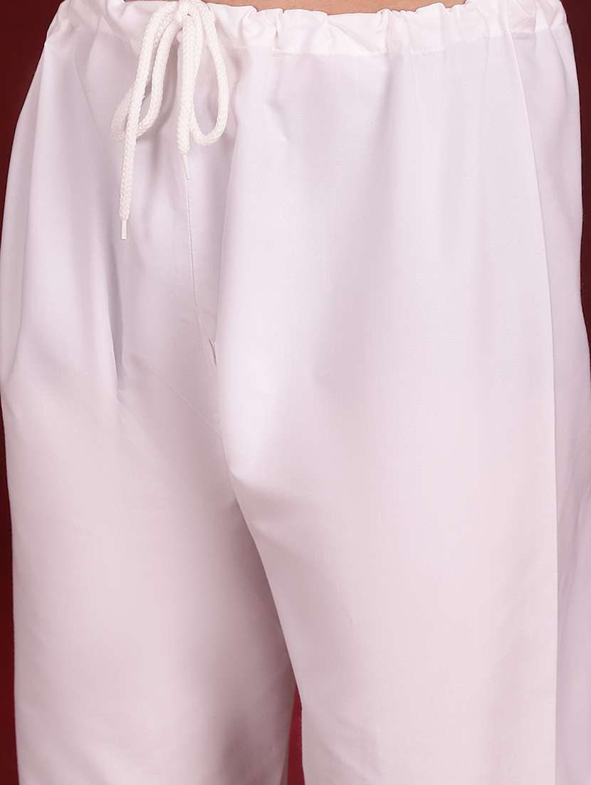 men mandarin neck kurta pyjama ethnic wear set - 20733087 -  Standard Image - 6