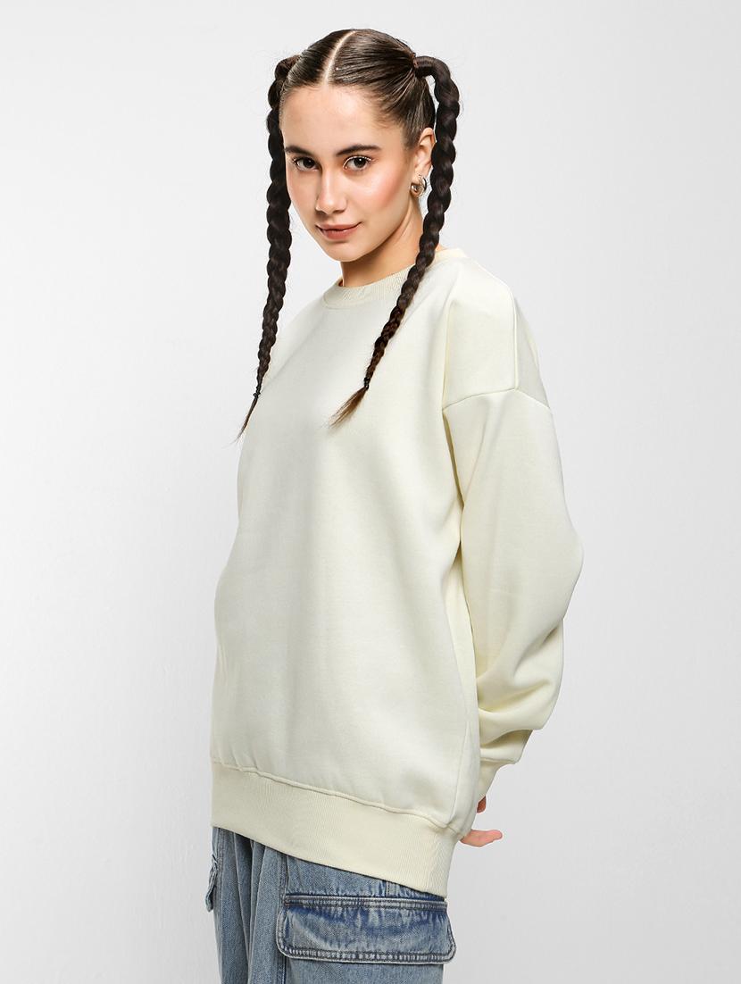 off-white cotton blend regular sweatshirt - 20743234 -  Standard Image - 1