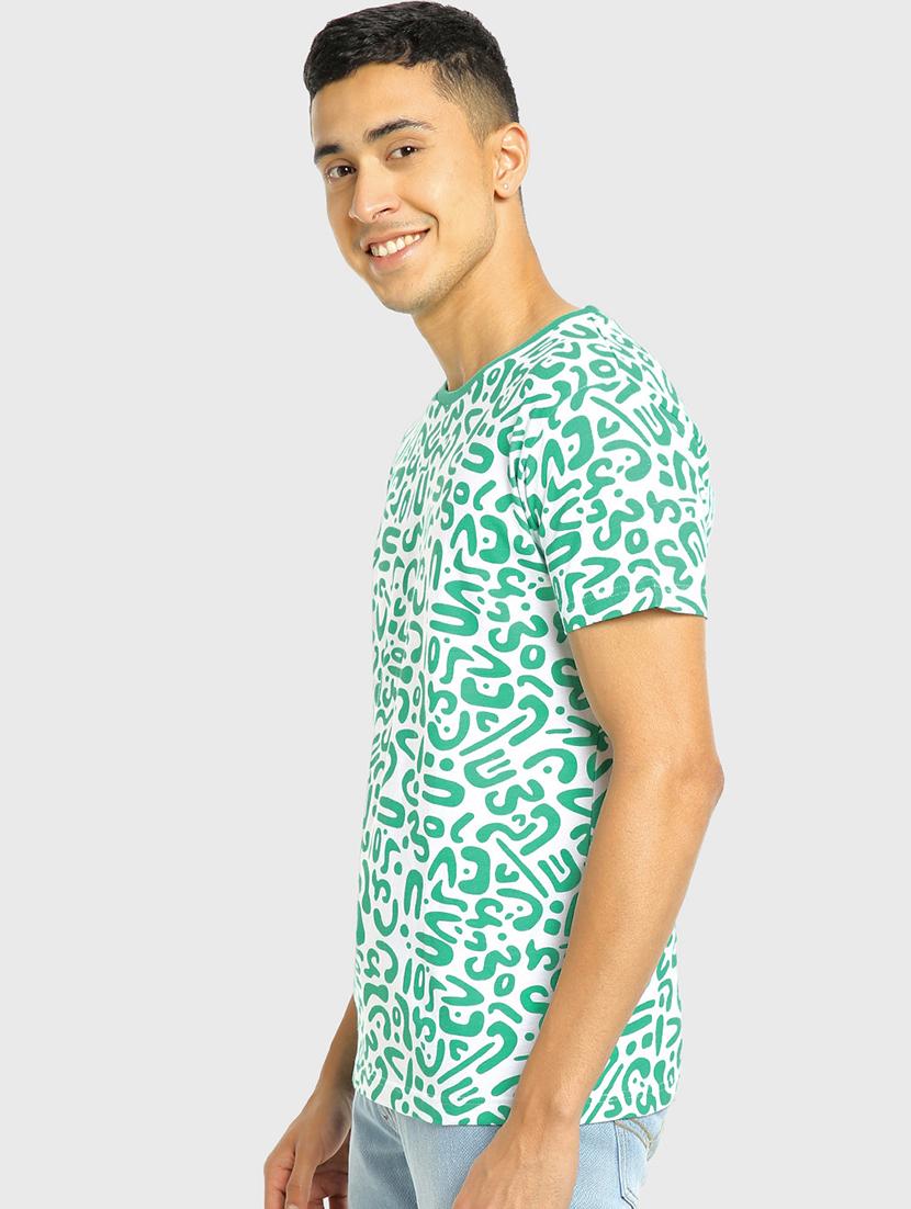 teal cotton t-shirt - 20749309 - Standard Image - 1