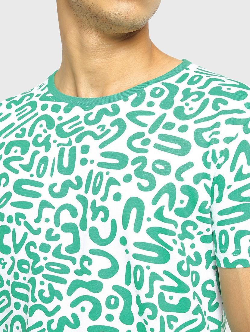 teal cotton t-shirt - 20749309 - Standard Image - 4