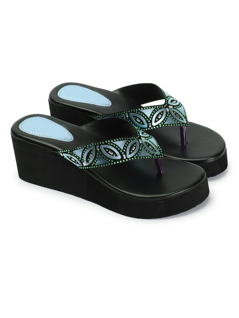 latest stylish pump heel slipper for womens and girls - 20750908 -  Standard Image - 1