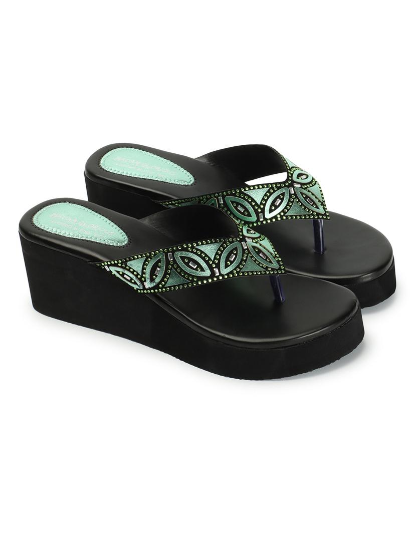 latest stylish pump heel slipper for womens and girls - 20750909 -  Standard Image - 1