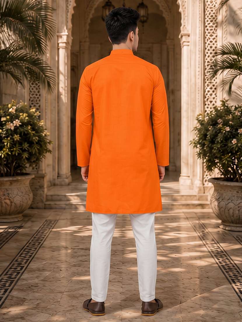 pack of 2 multi coloured solid long kurta - 20754795 -  Standard Image - 4