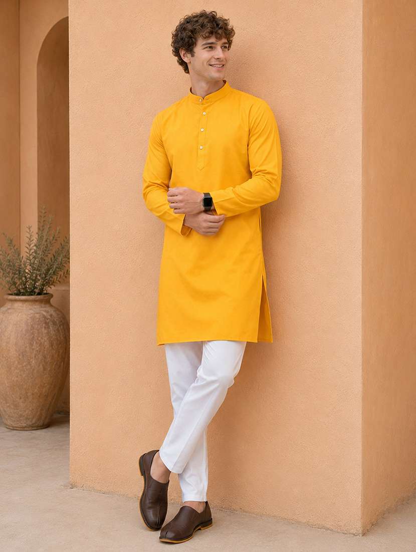pack of 2 multi coloured solid long kurta - 20754819 -  Standard Image - 1