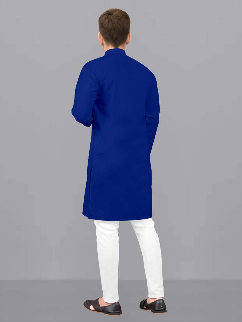 men pack of 2 solid kurta pyjama set - 20754912 -  Standard Image - 4