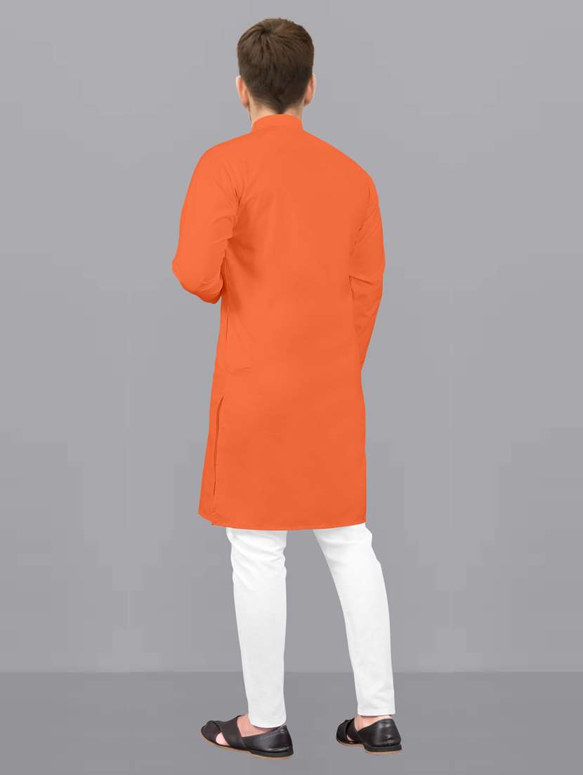 men pack of 2 solid kurta pyjama set - 20755018 -  Standard Image - 4