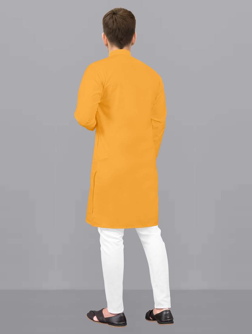 men pack of 2 solid kurta pyjama set - 20755038 -  Standard Image - 4