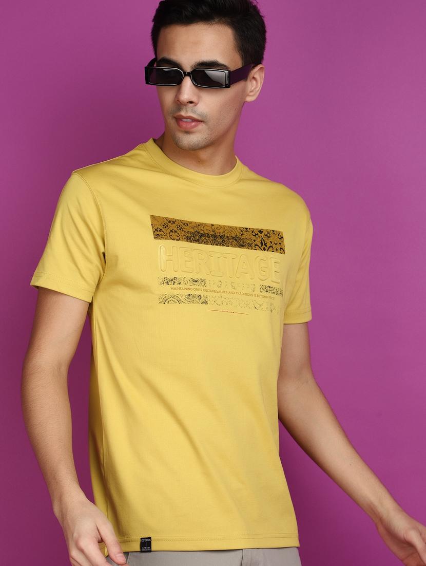men chest print short sleeve t-shirt - 20755371 - Standard Image - 1