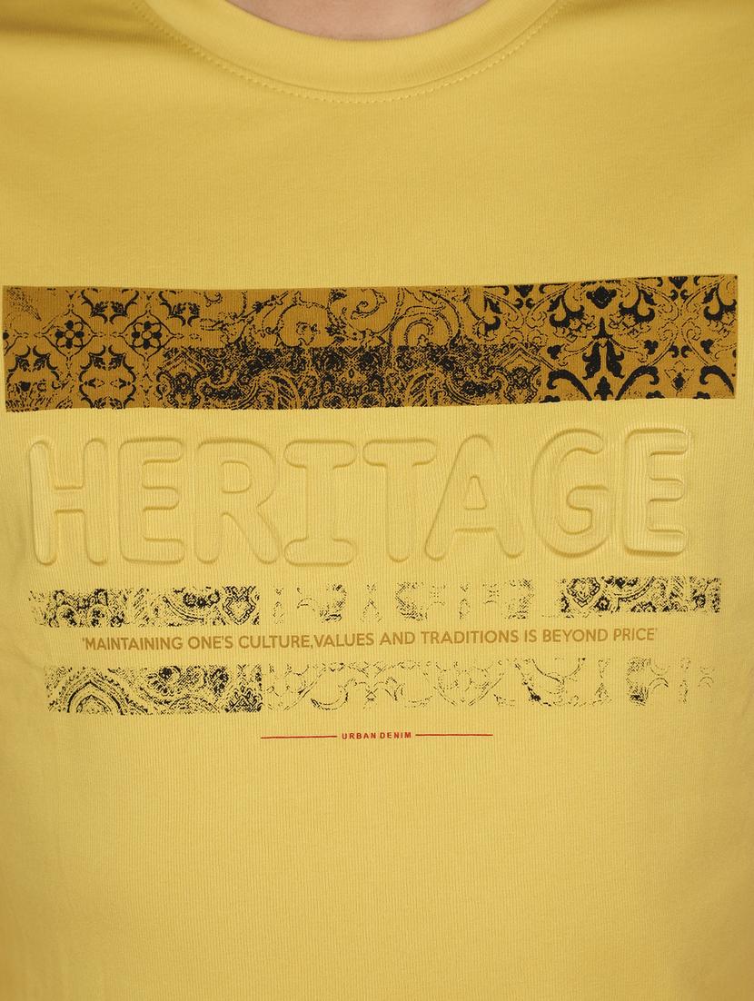 men chest print short sleeve t-shirt - 20755371 - Standard Image - 4