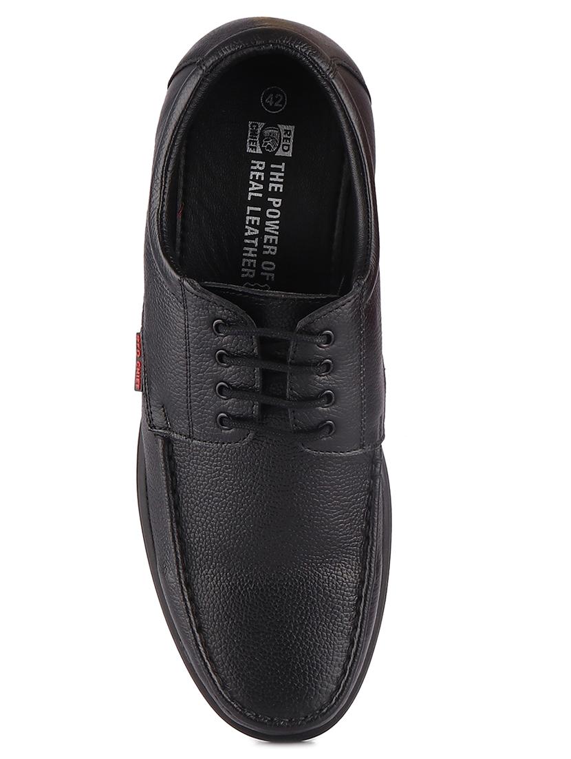 black leather laceup derbies - 20755997 - Standard Image - 4