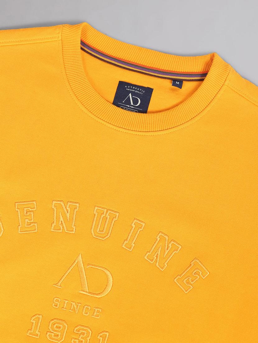 yellow chest embroidered detailed sweatshirt - 20757475 - Standard Image - 4