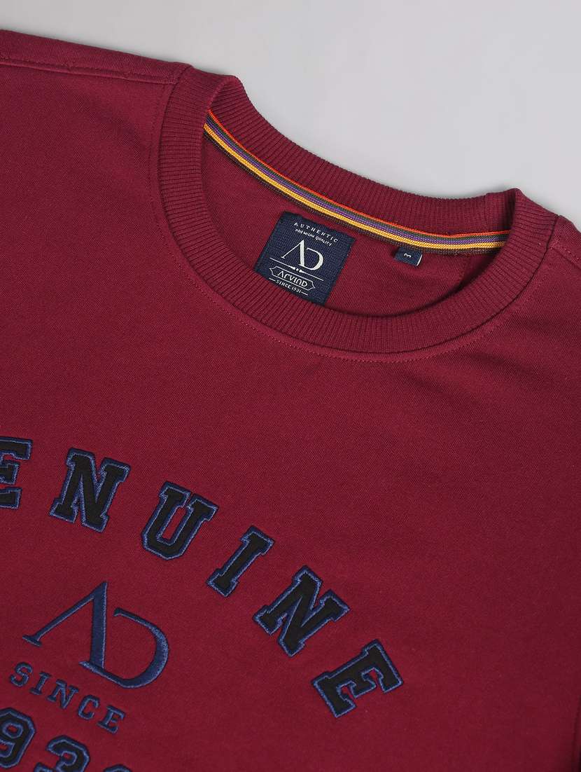 red chest embroidered detailed sweatshirt - 20757481 - Standard Image - 4