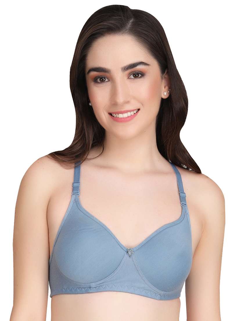 pack of 2 solid multi colored t-shirt bra - 20763867 - Standard Image - 1