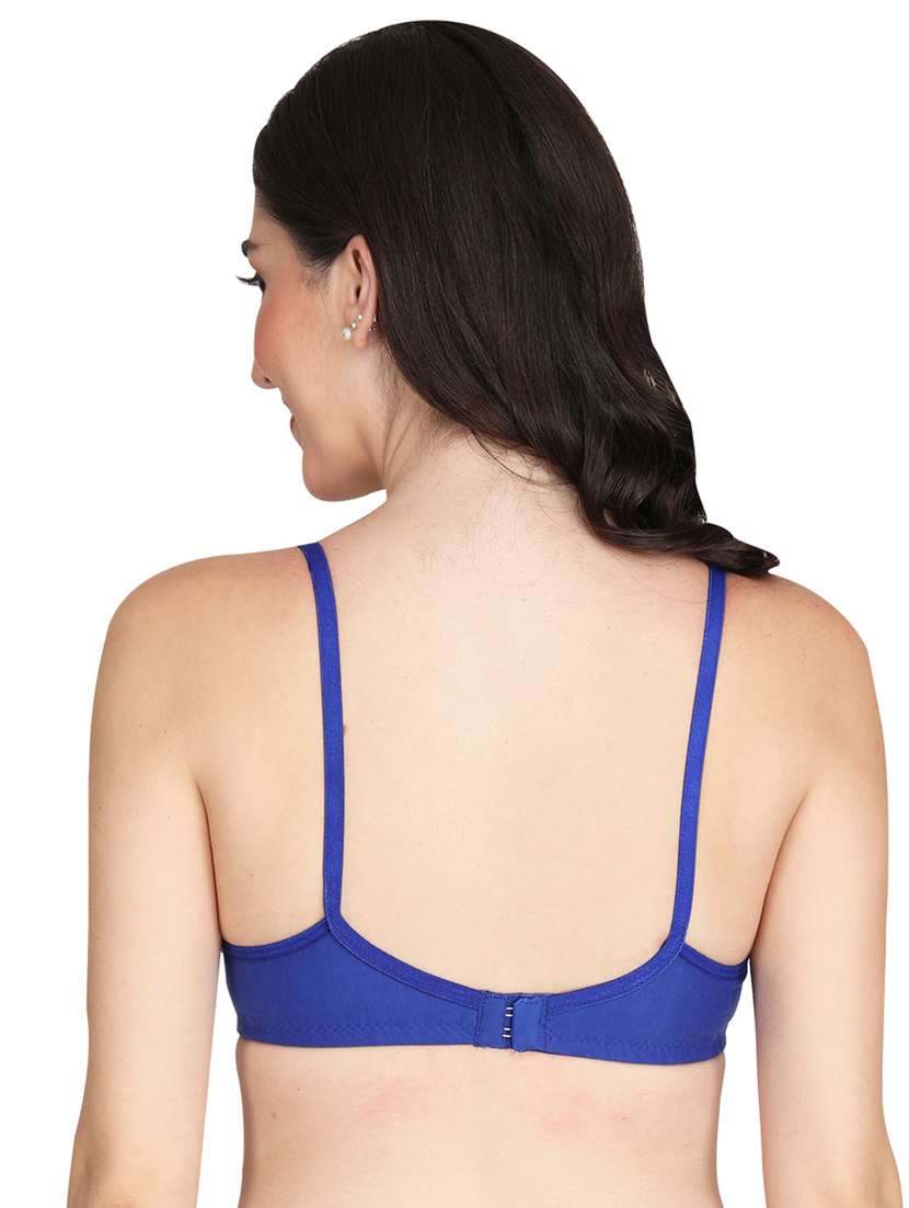 pack of 2 solid multi colored t-shirt bra - 20763895 - Standard Image - 4