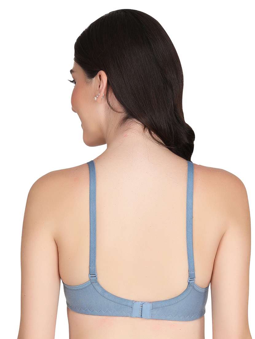 pack of 2 solid multi colored t-shirt bra - 20763897 - Standard Image - 4