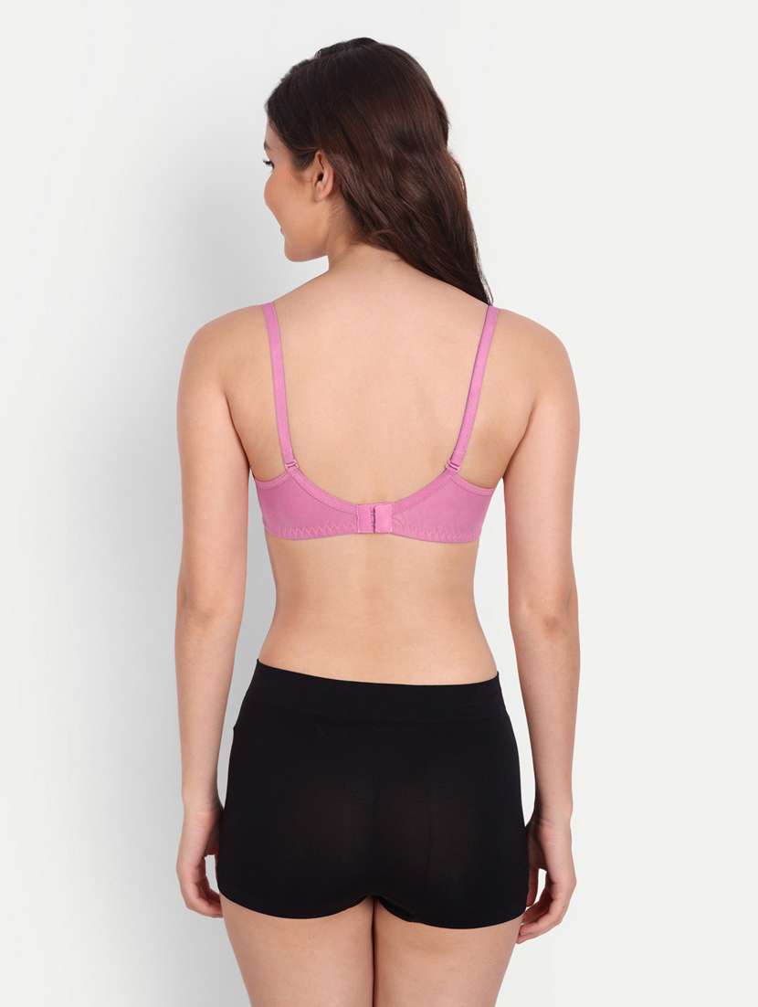pack of 2 solid multi colored t-shirt bra - 20763921 - Standard Image - 4