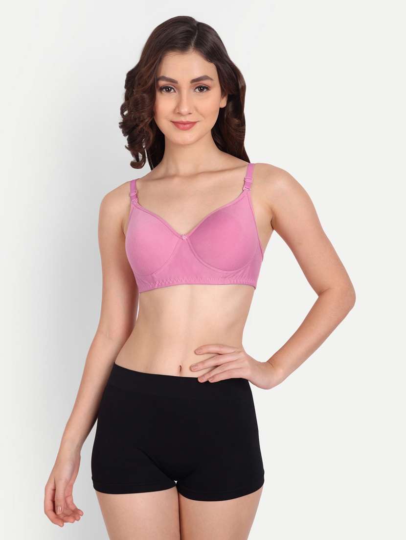 pack of 2 solid multi colored t-shirt bra - 20763924 -  Standard Image - 1