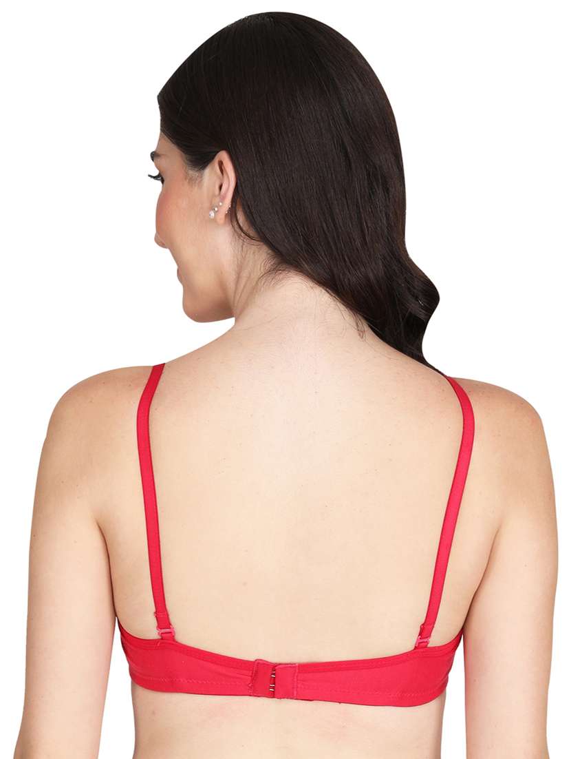 pack of 2 solid multi colored t-shirt bra - 20764015 - Standard Image - 4