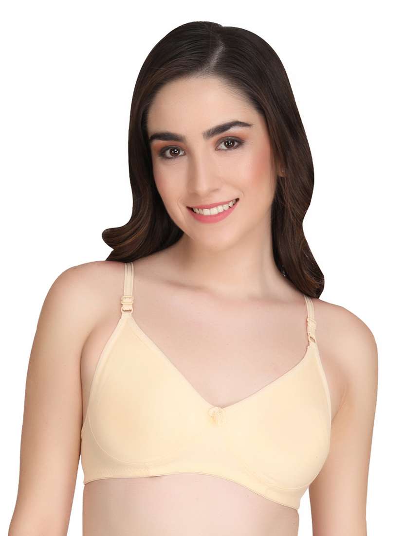 pack of 2 solid multi colored t-shirt bra - 20764039 -  Standard Image - 1