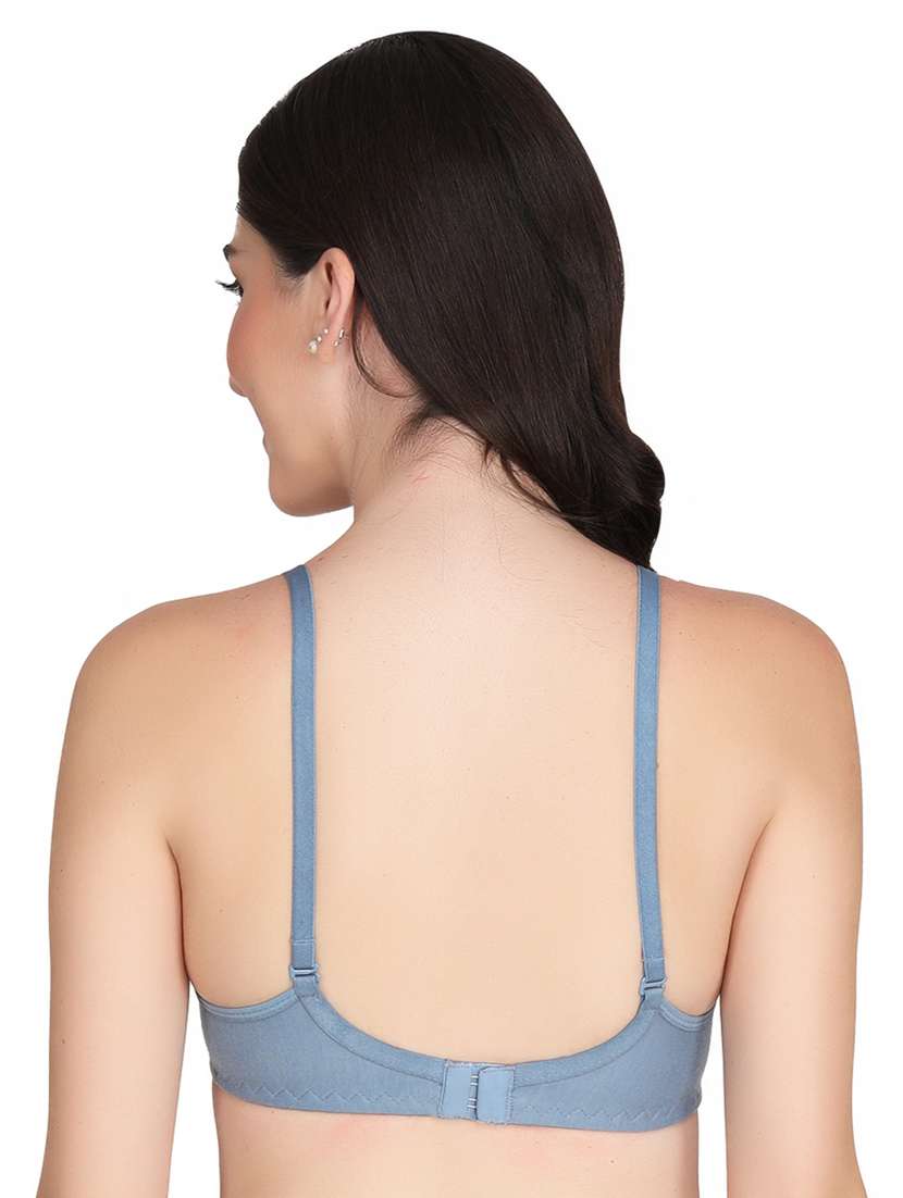 pack of 2 solid multi colored t-shirt bra - 20764044 -  Standard Image - 4