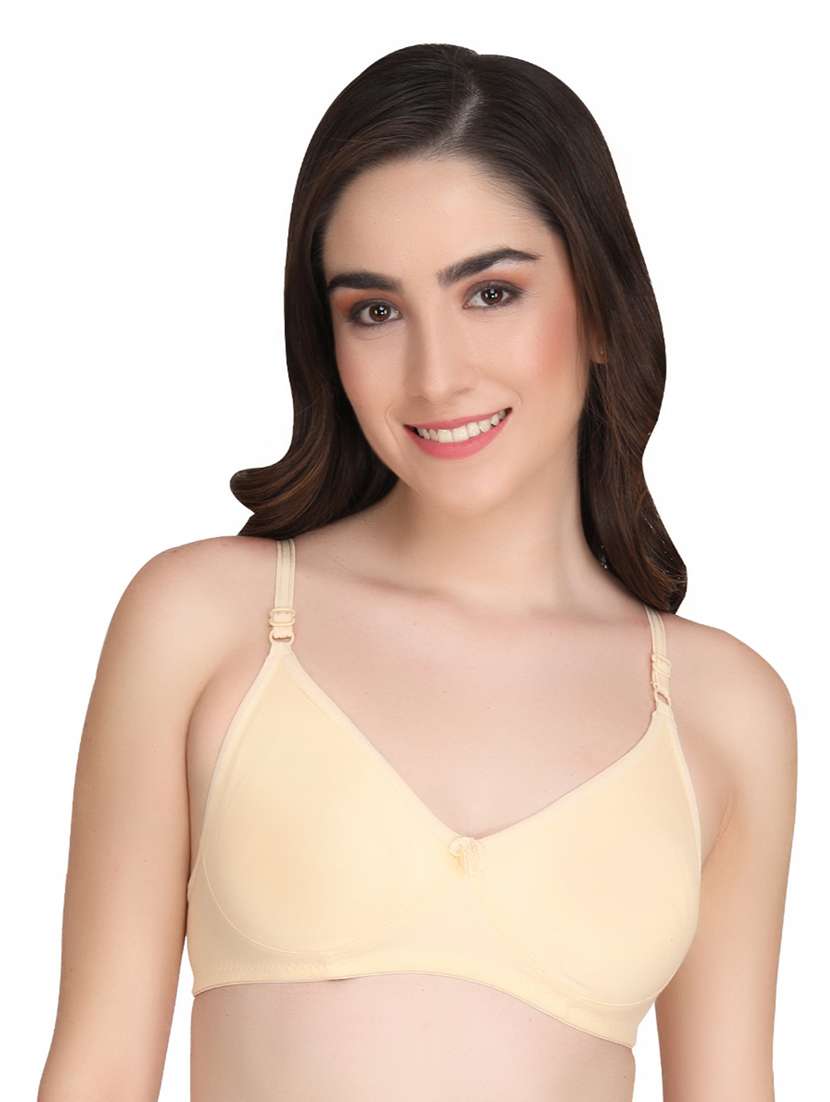 pack of 2 solid multi colored t-shirt bra - 20764046 - Standard Image - 1
