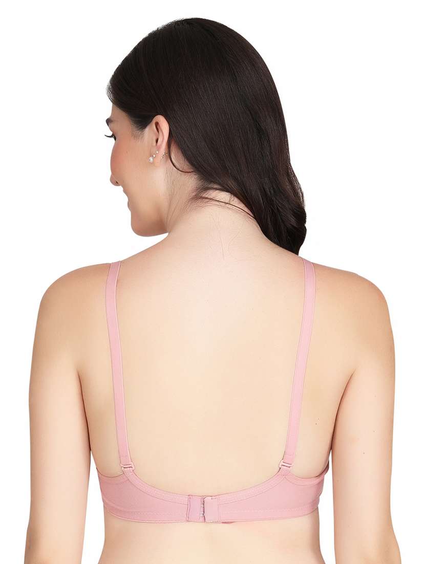 pack of 2 solid multi colored t-shirt bra - 20764046 - Standard Image - 4