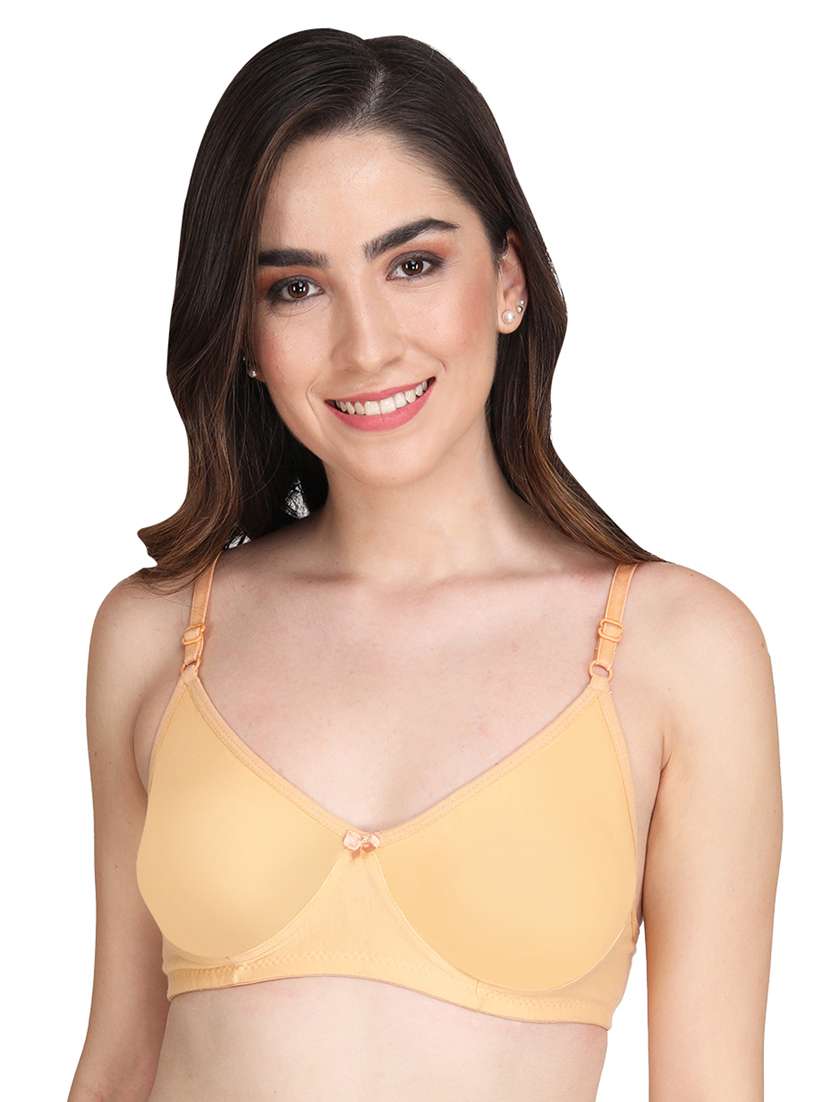 pack of 2 solid multi colored t-shirt bra - 20764050 -  Standard Image - 1