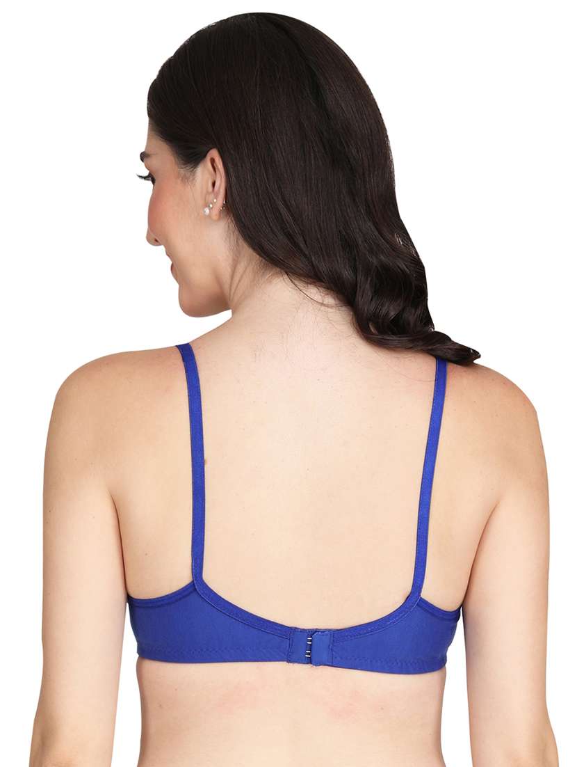 pack of 2 solid multi colored t-shirt bra - 20764055 -  Standard Image - 4