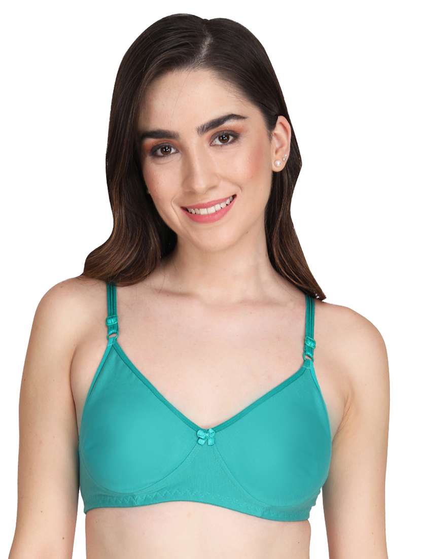 pack of 2 solid multi colored t-shirt bra - 20764064 -  Standard Image - 1
