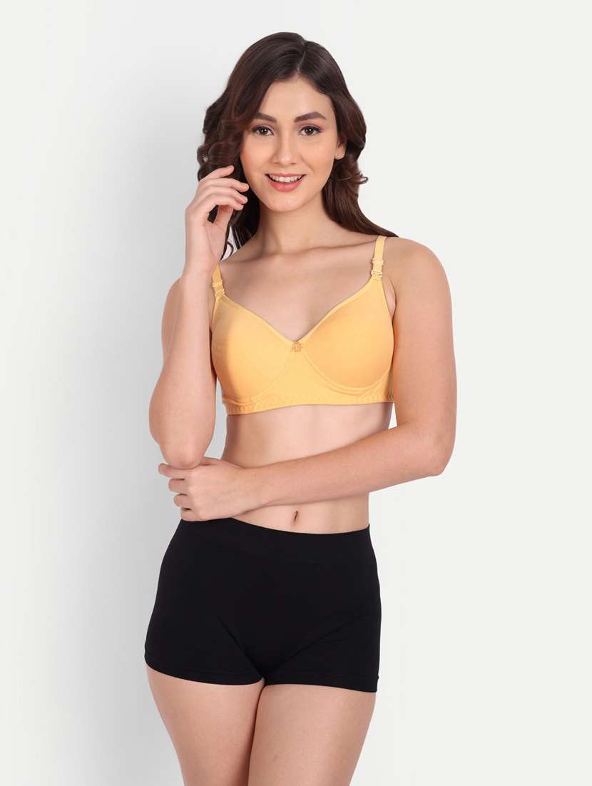 pack of 2 solid multi colored t-shirt bra - 20764082 - Standard Image - 1